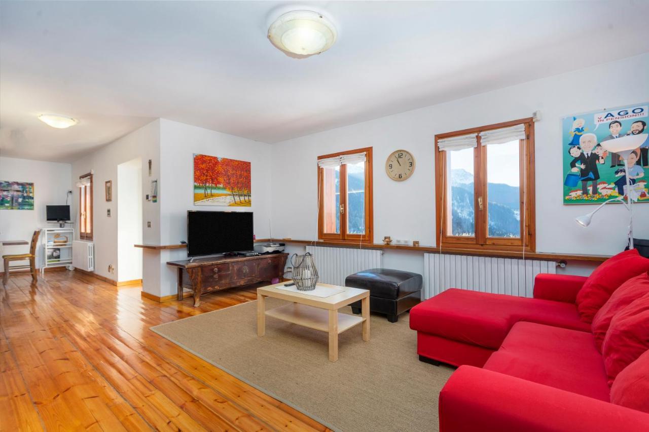 Panoramic House Carnia - Mountain View Apt With Parking And Terraces Villa Ligosullo Luaran gambar