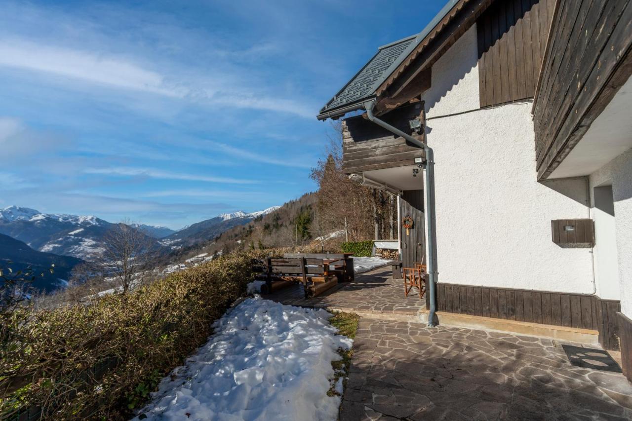 Panoramic House Carnia - Mountain View Apt With Parking And Terraces Villa Ligosullo Luaran gambar