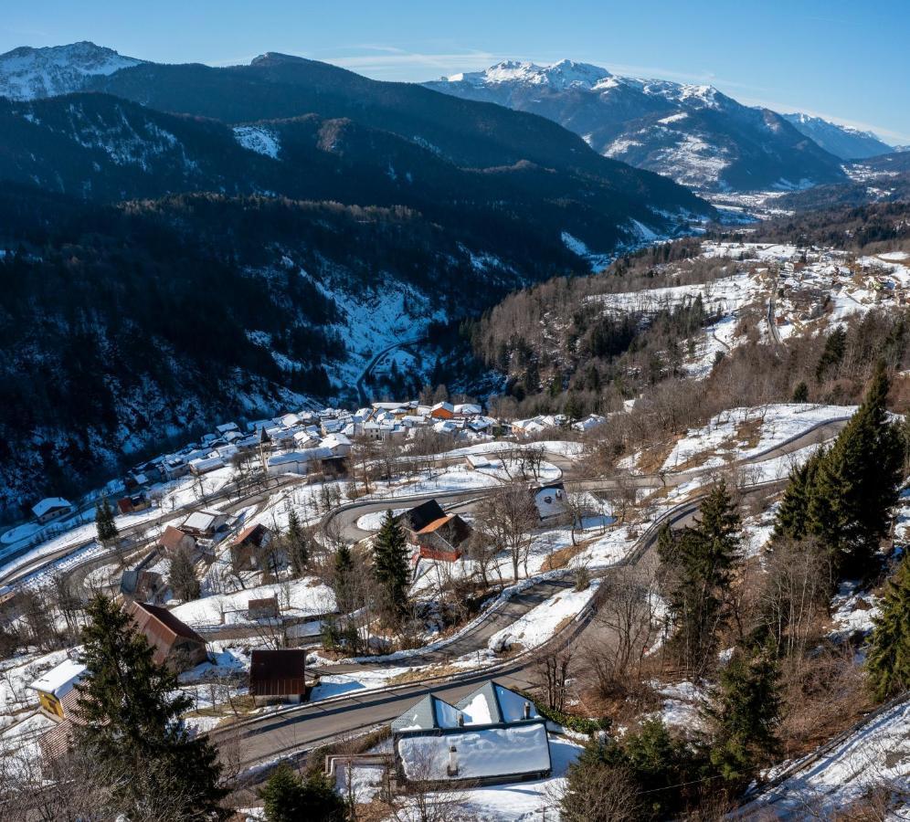 Panoramic House Carnia - Mountain View Apt With Parking And Terraces Villa Ligosullo Luaran gambar