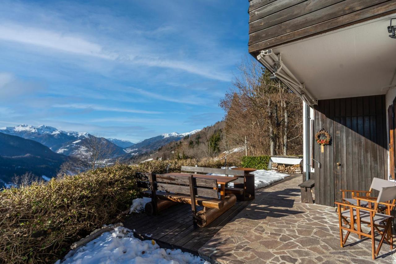 Panoramic House Carnia - Mountain View Apt With Parking And Terraces Villa Ligosullo Luaran gambar